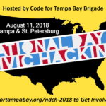 Join the National Day of Civic Hacking on August 11, 2018, hosted by Code for Tampa Bay Brigade in collaboration with the Winners' Resource Center. Happening in Tampa and St. Petersburg, this event includes a map of the U.S. and a link for more details.